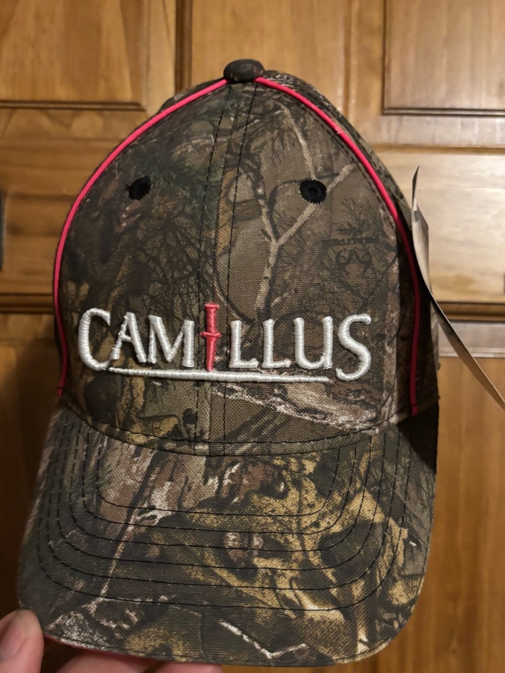 Realtree Camo Western Hat with Pink Trim